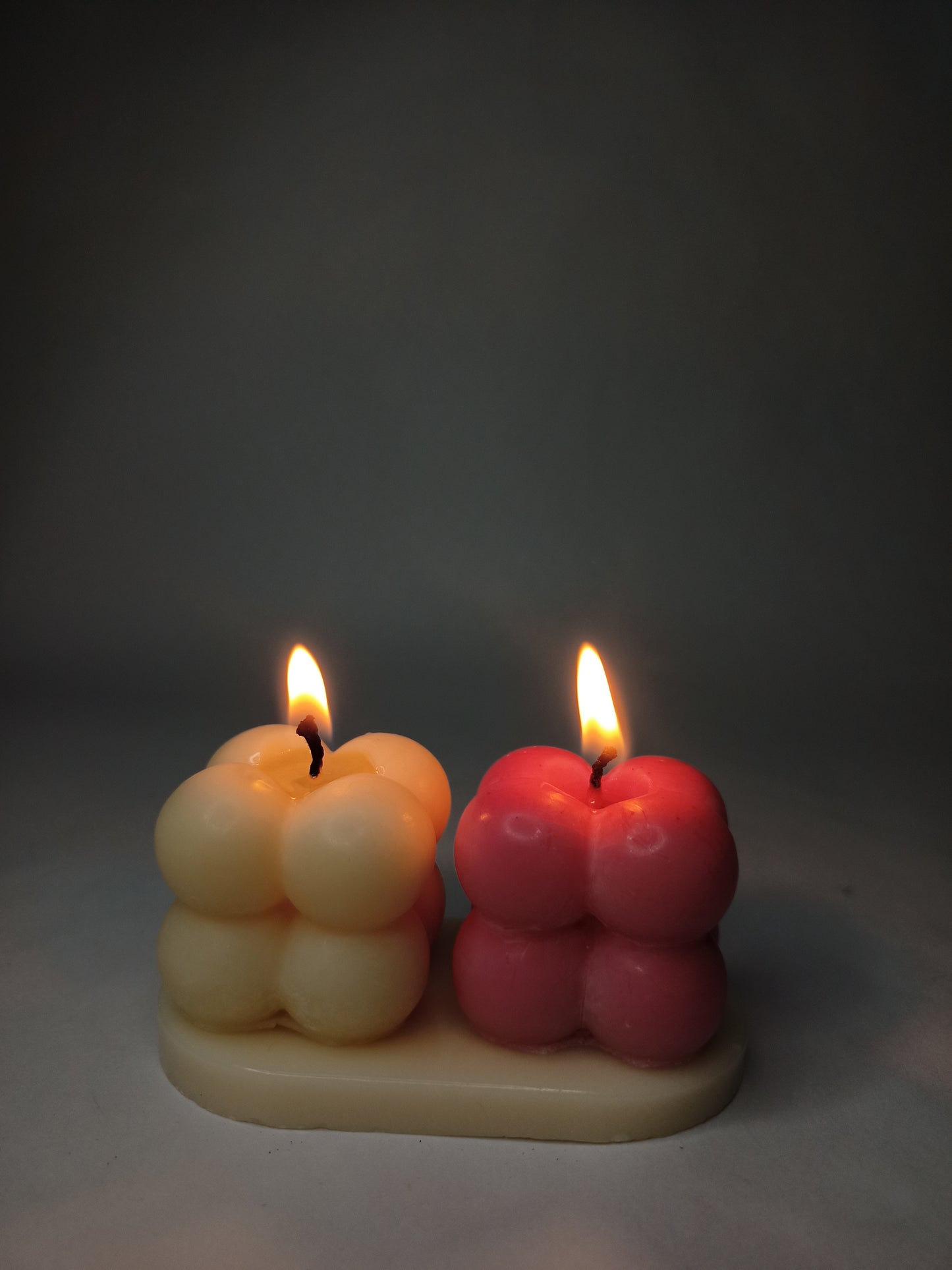 Scented Bubble Candle Trio