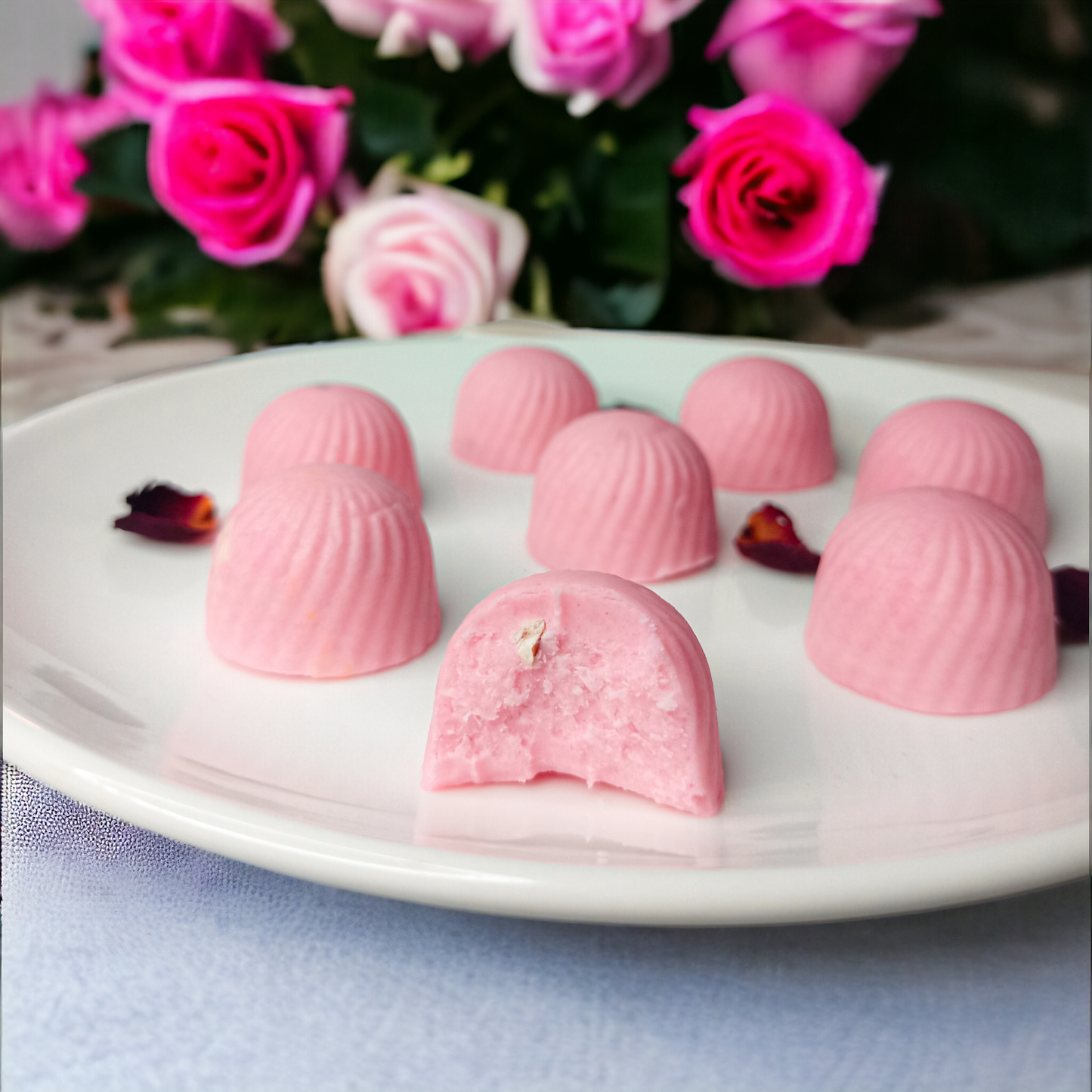 Rosy Caramel Chocolate Jar - 10Pcs