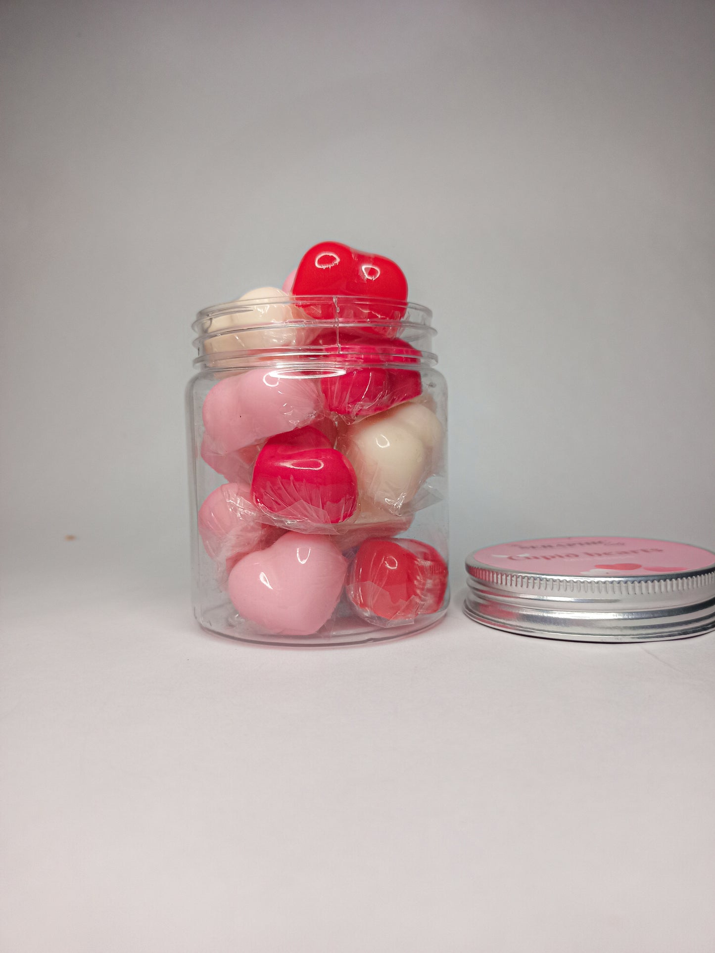 Mini Soaps Jar (Cupid hearts & gift box)