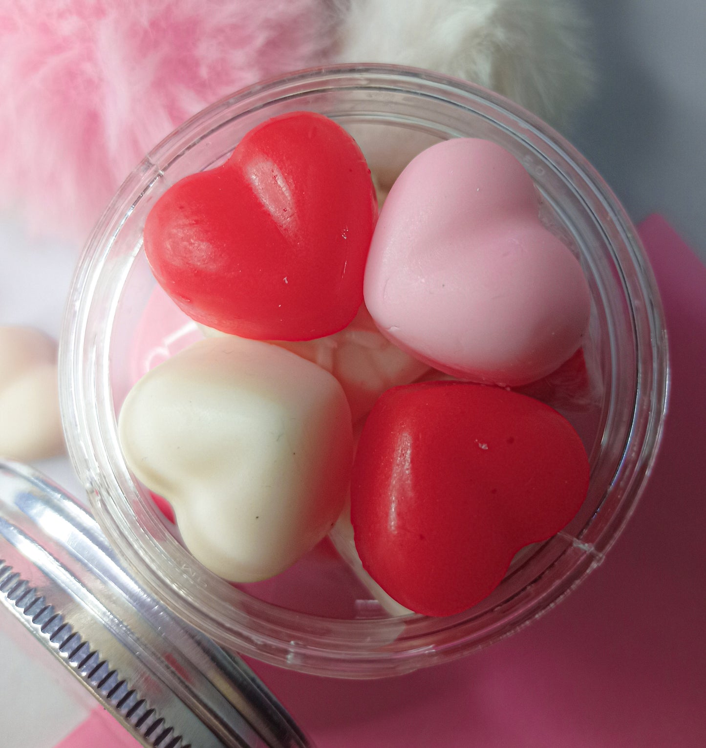 Mini Soaps Jar (Cupid hearts & gift box)