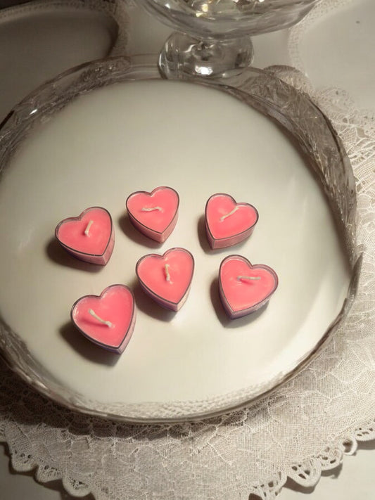 Heartful Hearts Candles [Set of 6]
