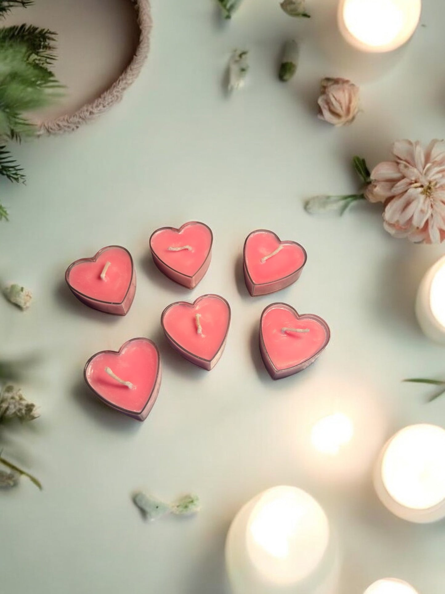 Heartful Hearts Candles [Set of 6]