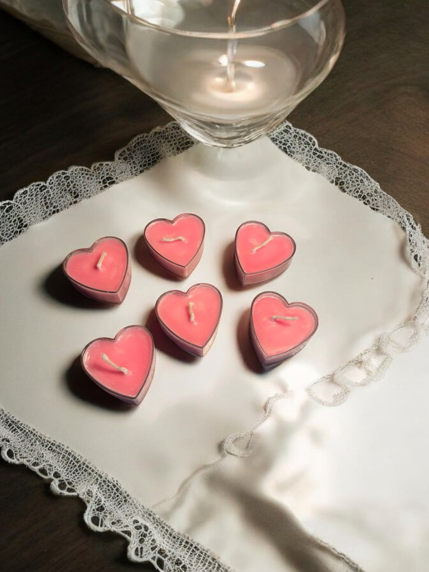 Heartful Hearts Candles [Set of 6]