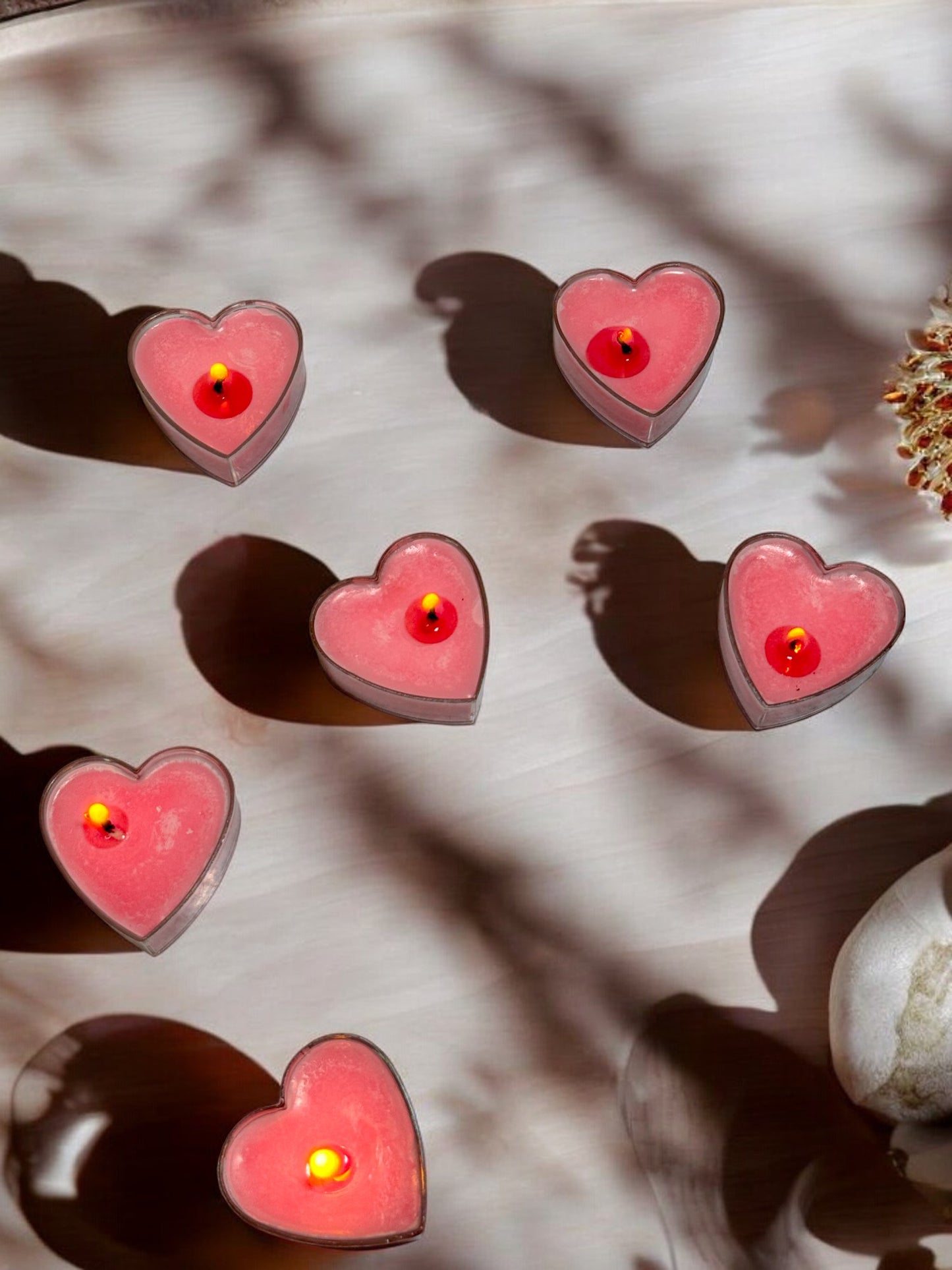 Heartful Hearts Candles [Set of 6]